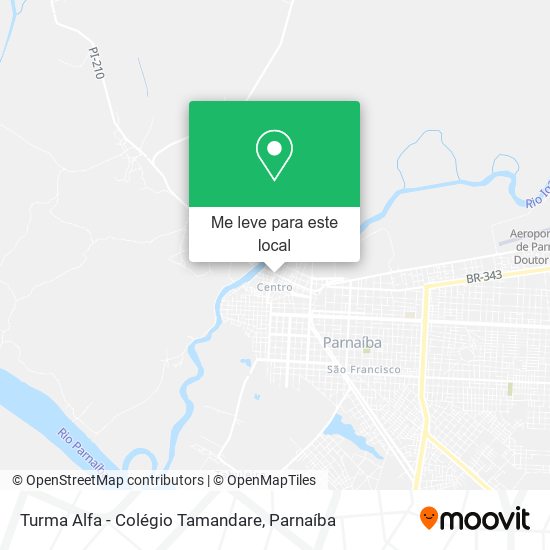 Turma Alfa - Colégio Tamandare mapa