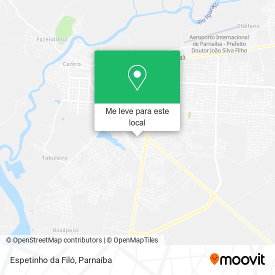 Espetinho da Filó mapa