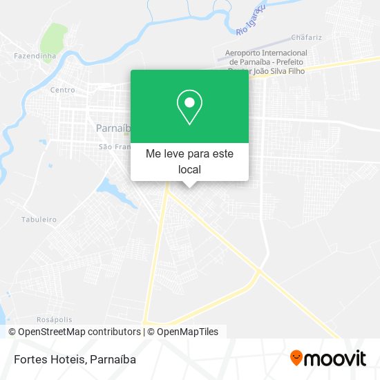 Fortes Hoteis mapa
