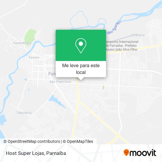 Host Super Lojas mapa