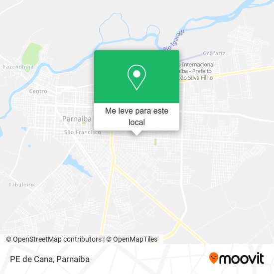 PE de Cana mapa