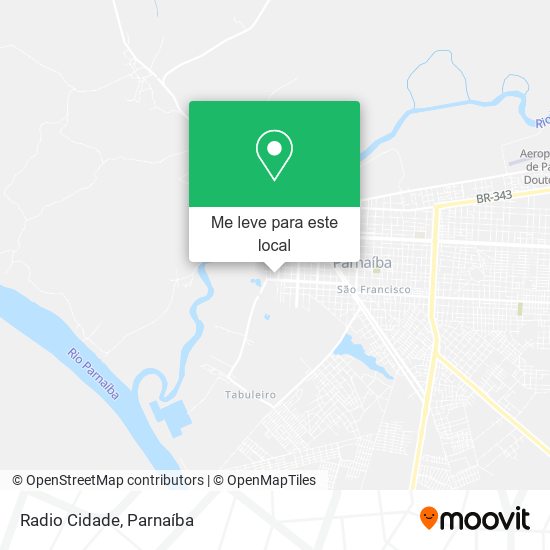 Radio Cidade mapa