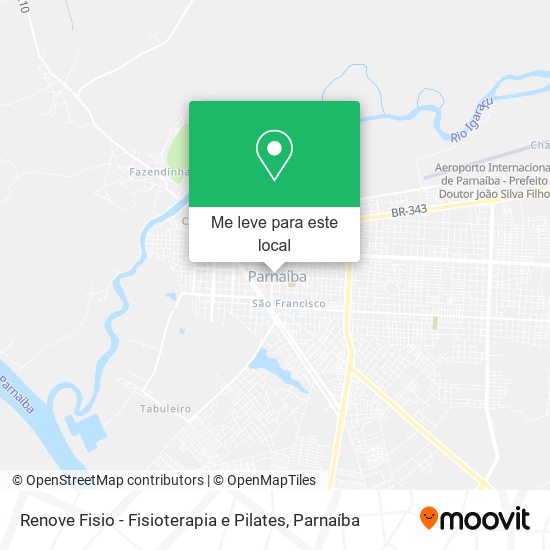 Renove Fisio - Fisioterapia e Pilates mapa