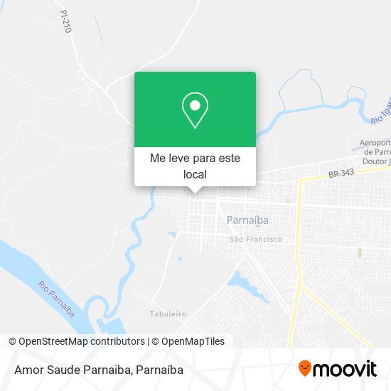Amor Saude Parnaiba mapa