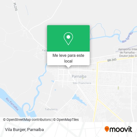 Vila Burger mapa