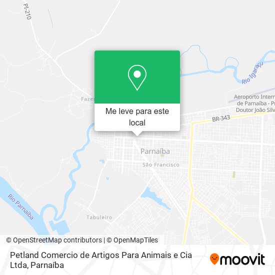 Petland Comercio de Artigos Para Animais e Cia Ltda mapa