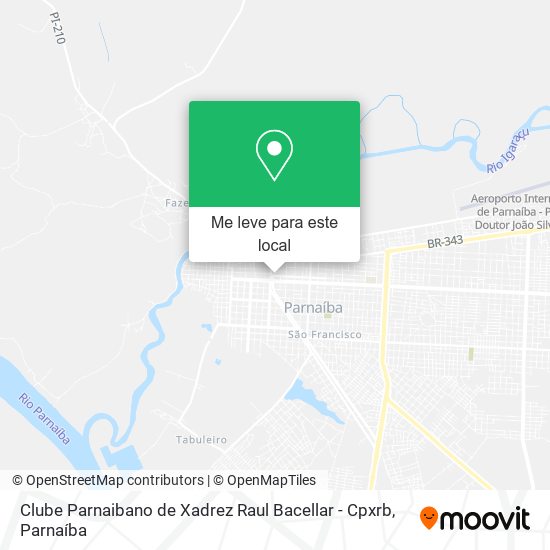 Clube Parnaibano de Xadrez Raul Bacellar - Cpxrb mapa