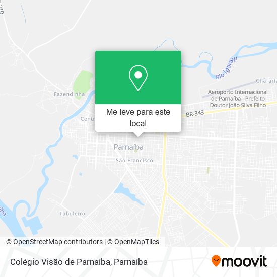 Colégio Visão de Parnaíba mapa