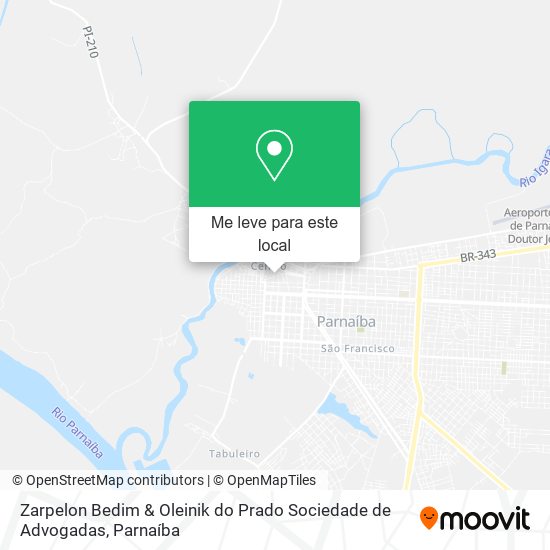 Zarpelon Bedim & Oleinik do Prado Sociedade de Advogadas mapa