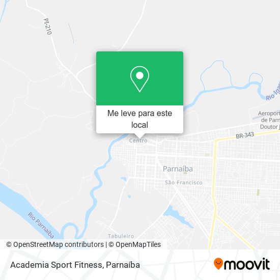 Academia Sport Fitness mapa