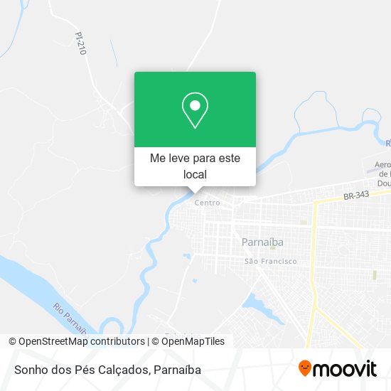 Sonho dos Pés Calçados mapa