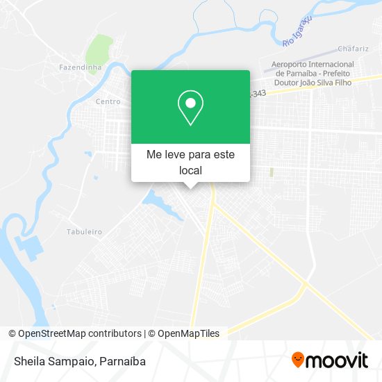 Sheila Sampaio mapa