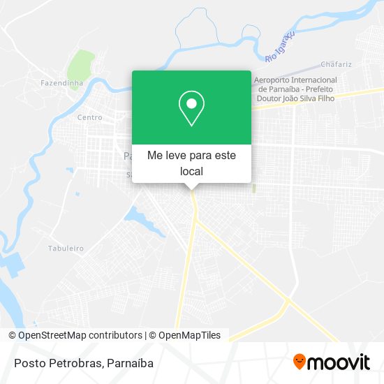 Posto Petrobras mapa