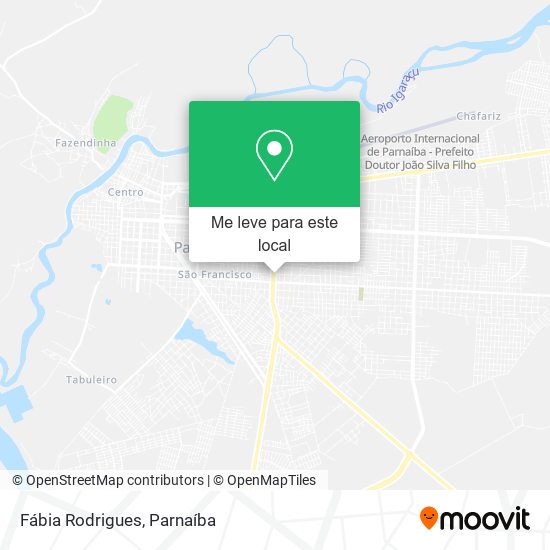 Fábia Rodrigues mapa