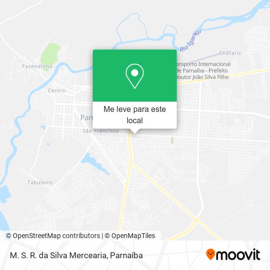 M. S. R. da Silva Mercearia mapa