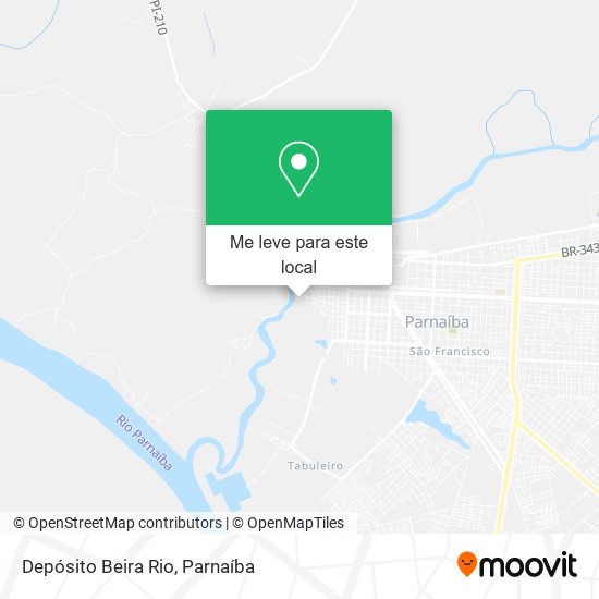 Depósito Beira Rio mapa