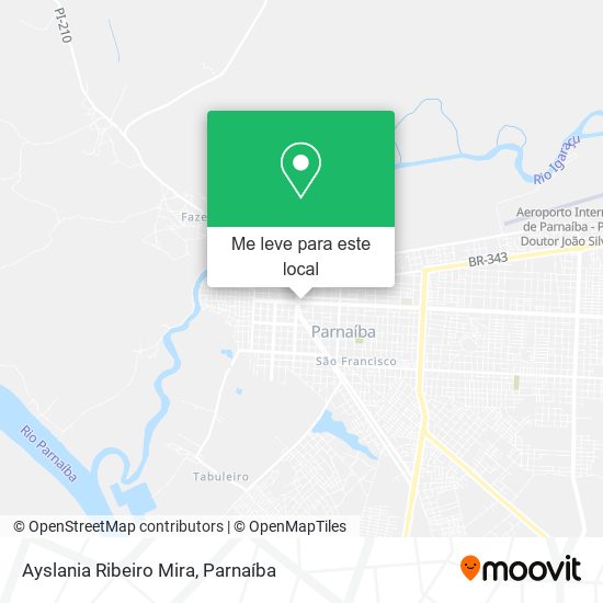 Ayslania Ribeiro Mira mapa