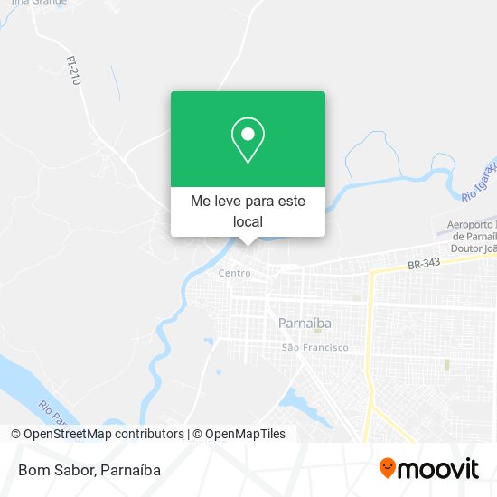 Bom Sabor mapa