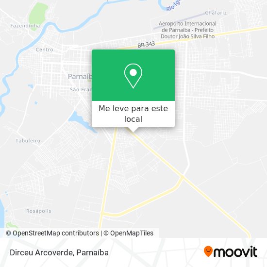 Dirceu Arcoverde mapa