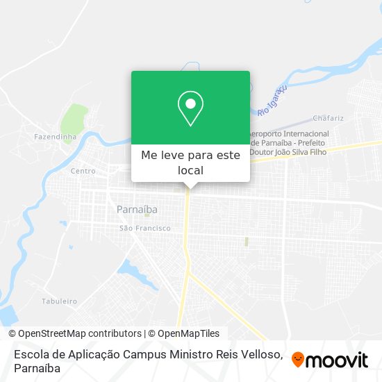 Escola de Aplicação Campus Ministro Reis Velloso mapa