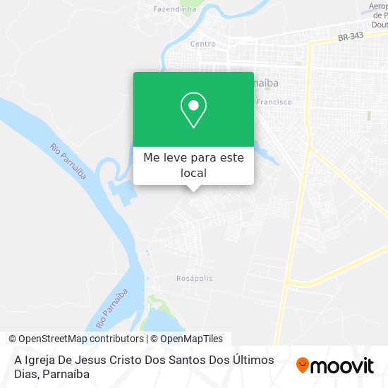 A Igreja De Jesus Cristo Dos Santos Dos Últimos Dias mapa