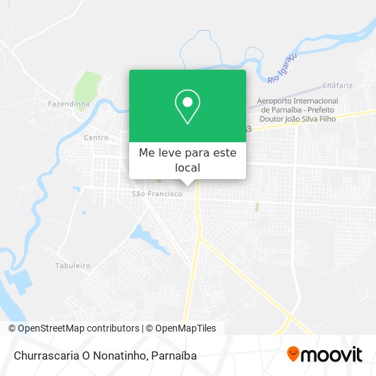 Churrascaria O Nonatinho mapa