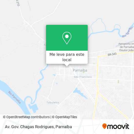 Av. Gov. Chagas Rodrigues mapa