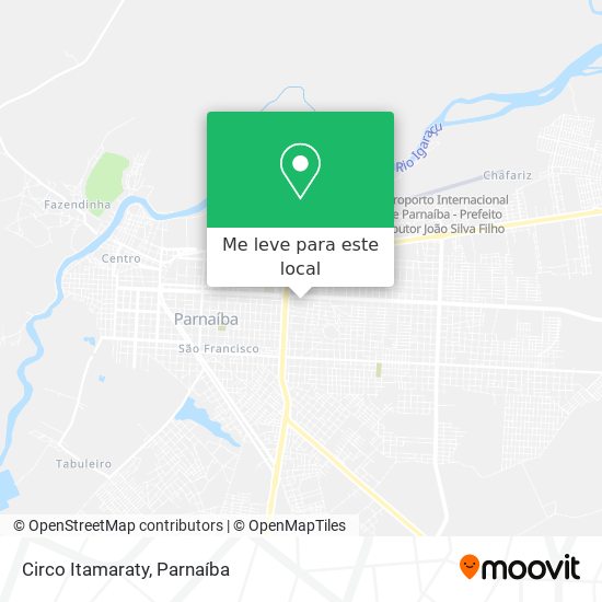 Circo Itamaraty mapa