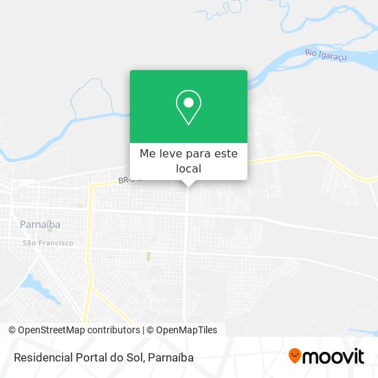 Residencial Portal do Sol mapa