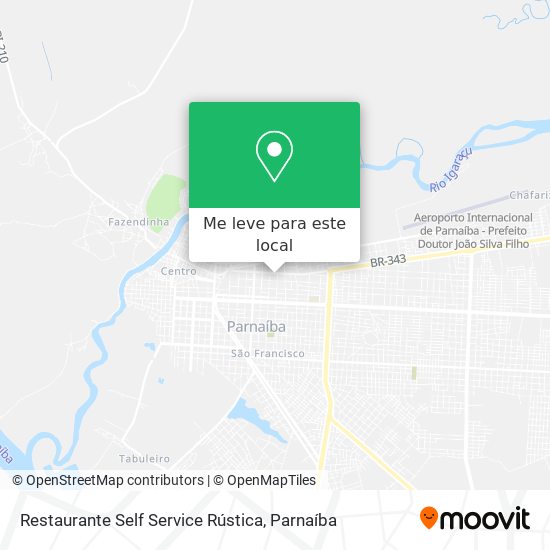 Restaurante Self Service Rústica mapa