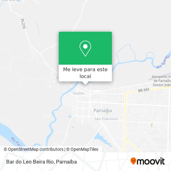 Bar do Leo Beira Rio mapa