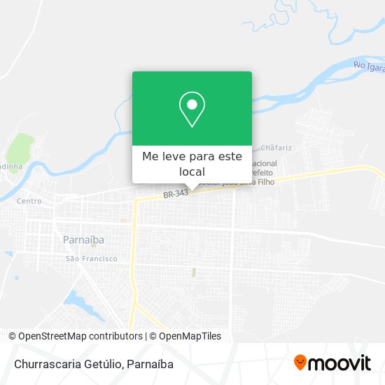 Churrascaria Getúlio mapa