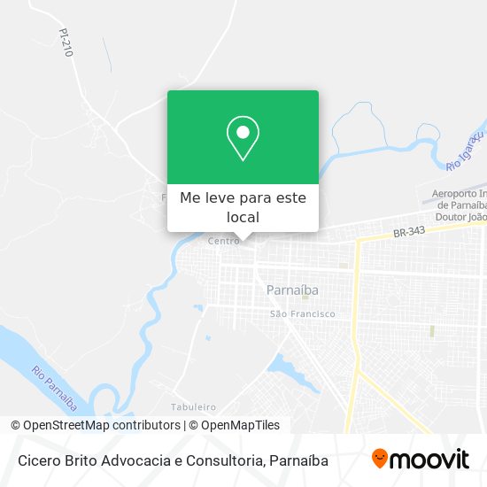 Cicero Brito Advocacia e Consultoria mapa