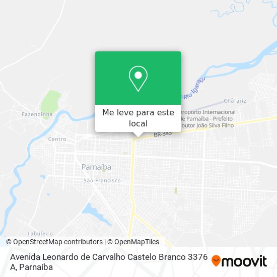 Avenida Leonardo de Carvalho Castelo Branco 3376 A mapa