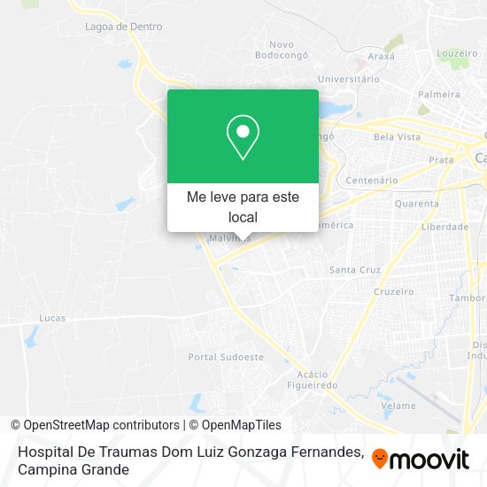 Hospital De Traumas Dom Luiz Gonzaga Fernandes mapa