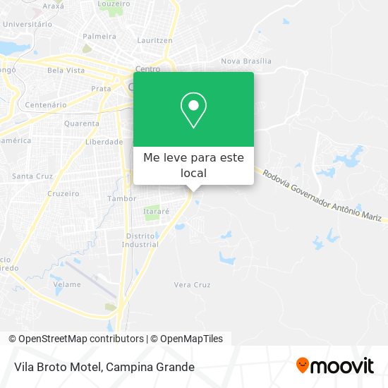 Vila Broto Motel mapa