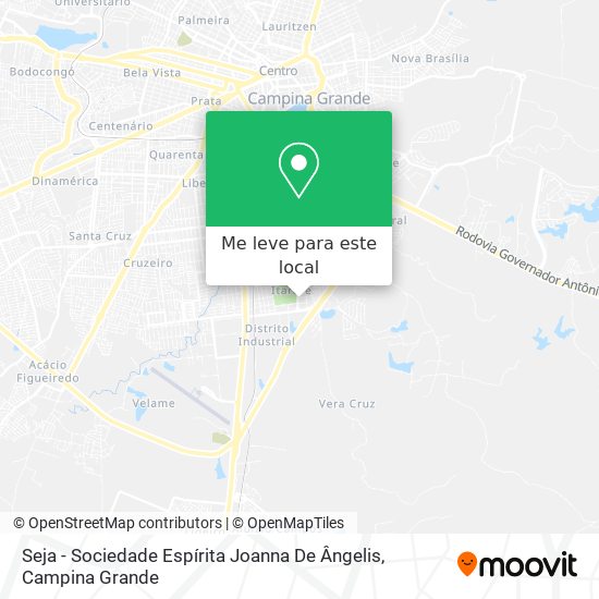 Seja - Sociedade Espírita Joanna De Ângelis mapa