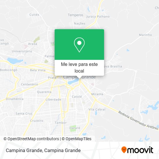 Campina Grande mapa