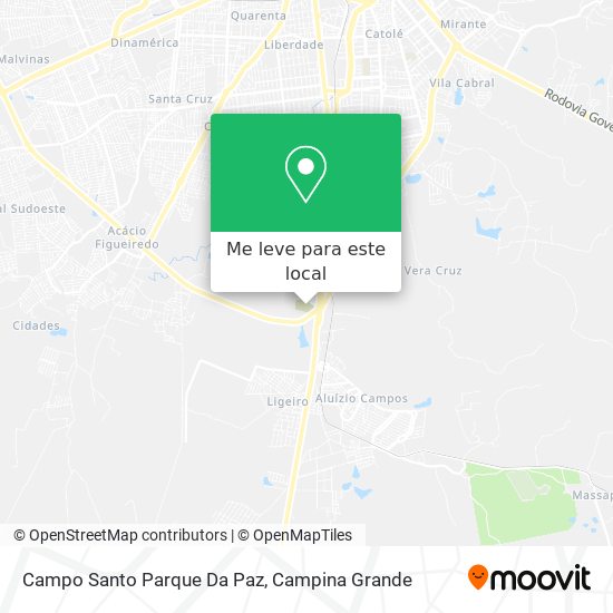 Campo Santo Parque Da Paz mapa