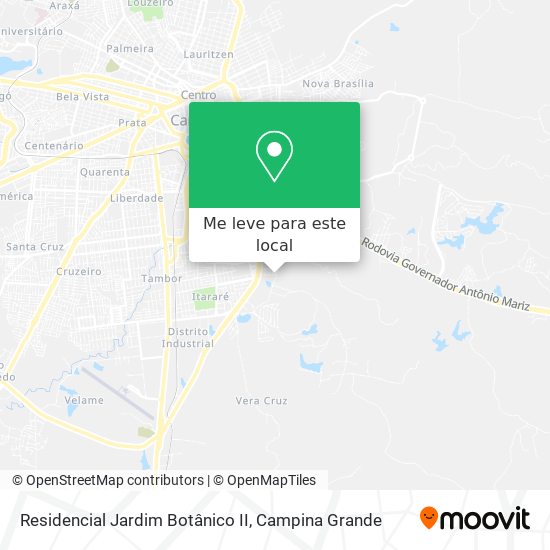 Residencial Jardim Botânico II mapa