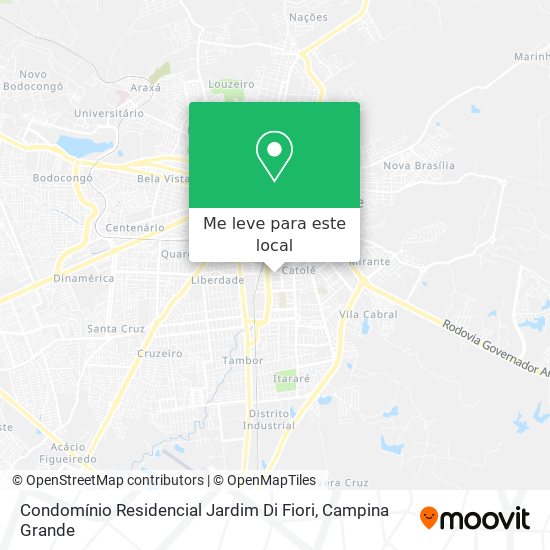 Condomínio Residencial Jardim Di Fiori mapa