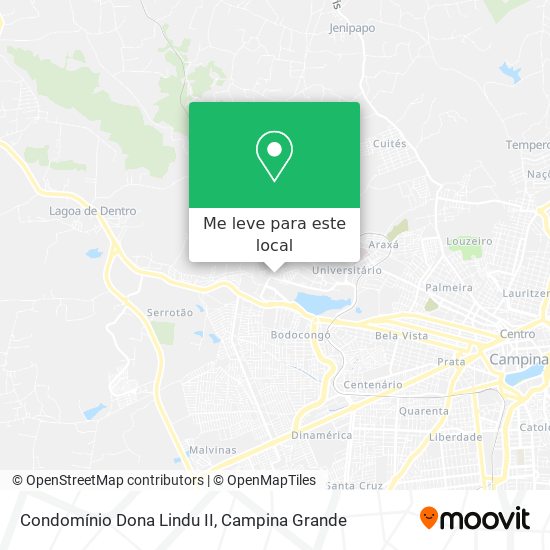 Condomínio Dona Lindu II mapa