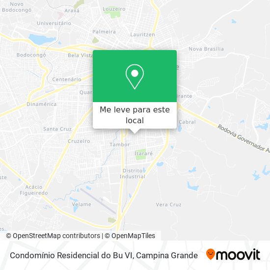 Condomínio Residencial do Bu VI mapa