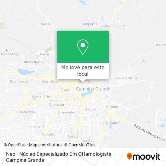 Neo - Núcleo Especializado Em Oftamologista mapa