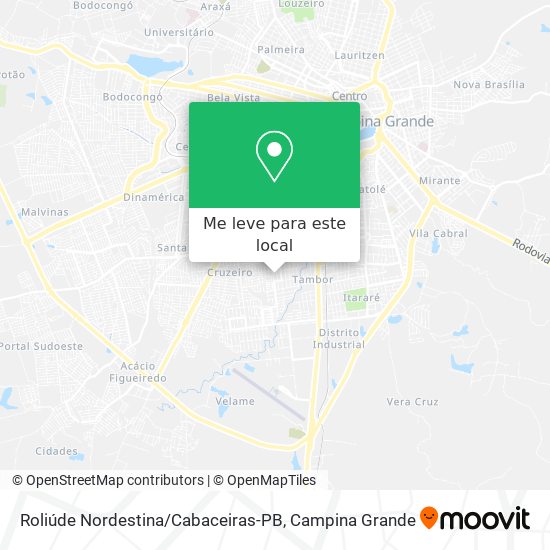 Roliúde Nordestina / Cabaceiras-PB mapa