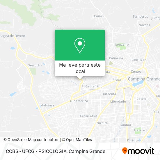 CCBS - UFCG - PSICOLOGIA mapa