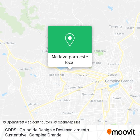 GDDS - Grupo de Design e Desenvolvimento Sustentável mapa