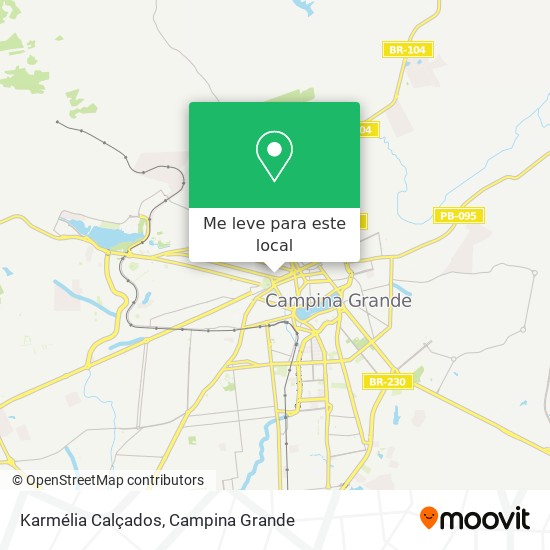 Como chegar até Karmélia Calçados em Centro de Ônibus?