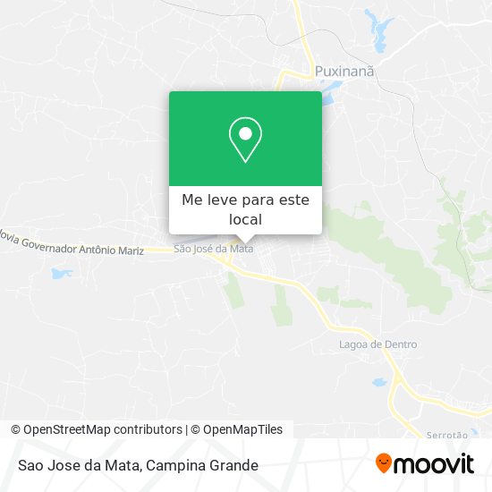 Sao Jose da Mata mapa