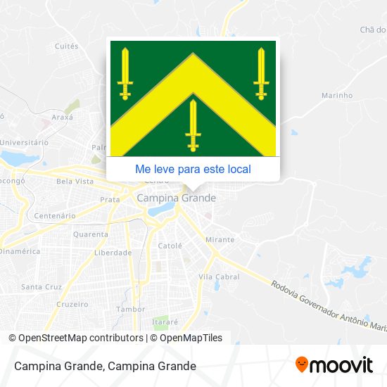 Campina Grande mapa